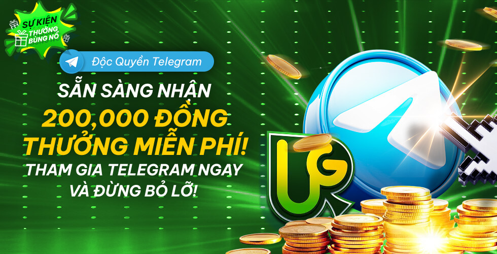 Tham gia Telegram nhận ngay 200K cùng UG88